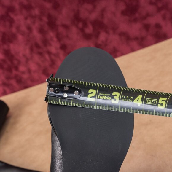 Nordstrom Women Hanna Black Leather Fashion Riding Knee Boots sz 6.5 - Picture 6 of 10